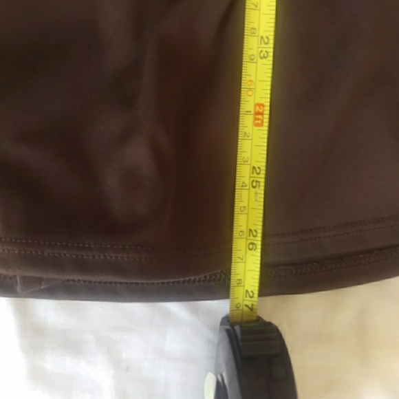 Swim brown tank dress padded with splits - Picture 6 of 8